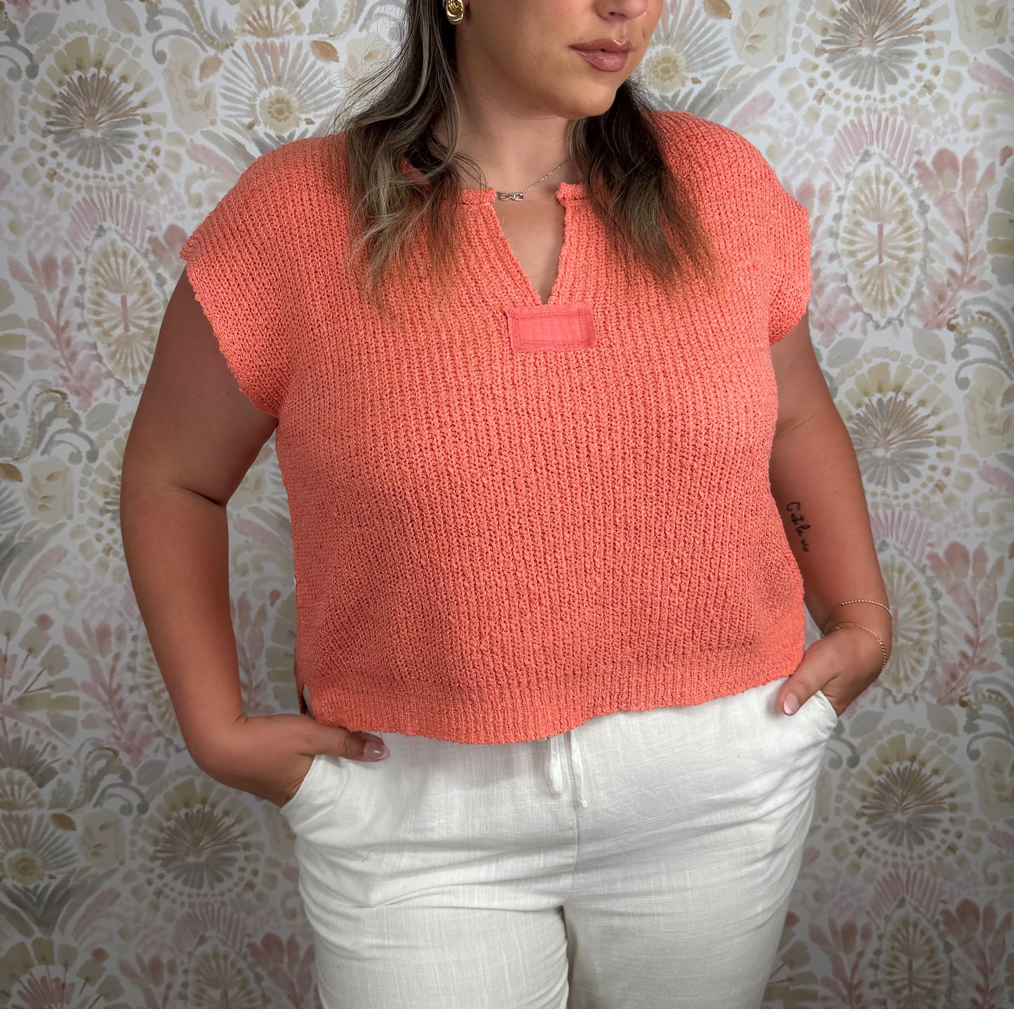 Coastal Coral Top