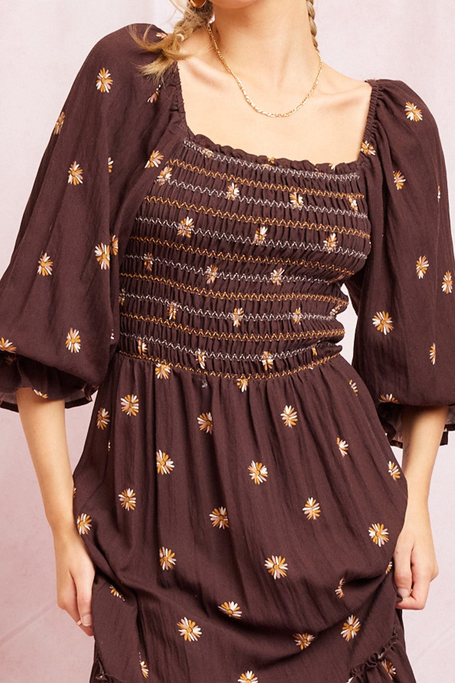 Spiced Cider Midi Dress