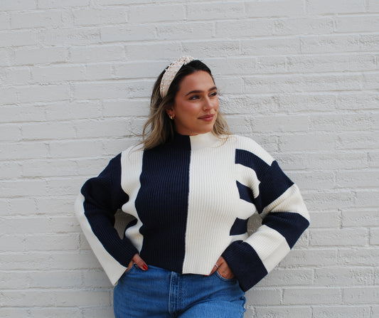 Celeste Color Block Sweater