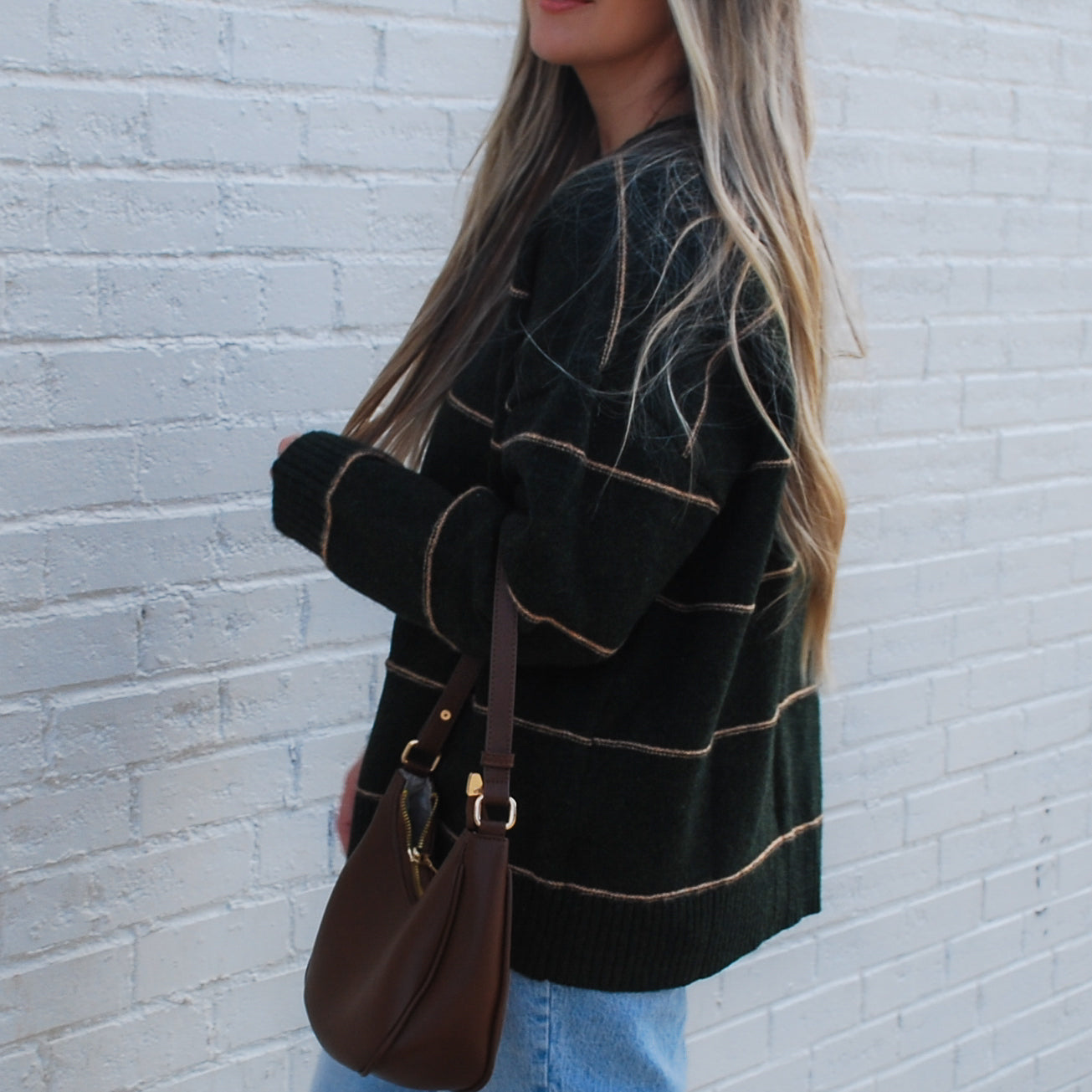 Evergreen Striped Sweater