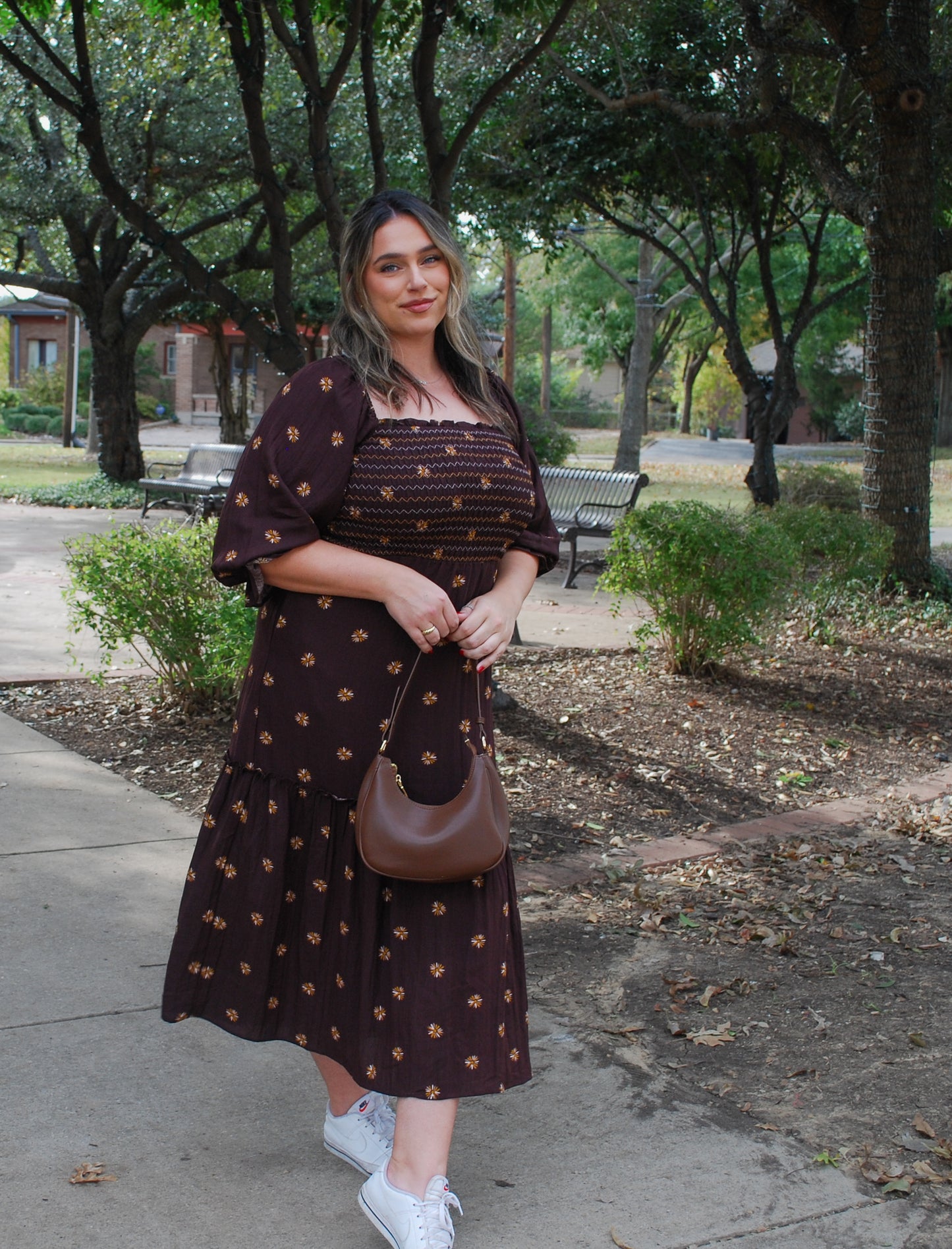 Spiced Cider Midi Dress